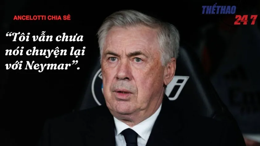 Carlo Ancelotti nói thật về Neymar: “Không còn ở đỉnh cao nữa” 2 HLV Carlo Ancelotti tuyên bố sự thật cay đắng với Neymar